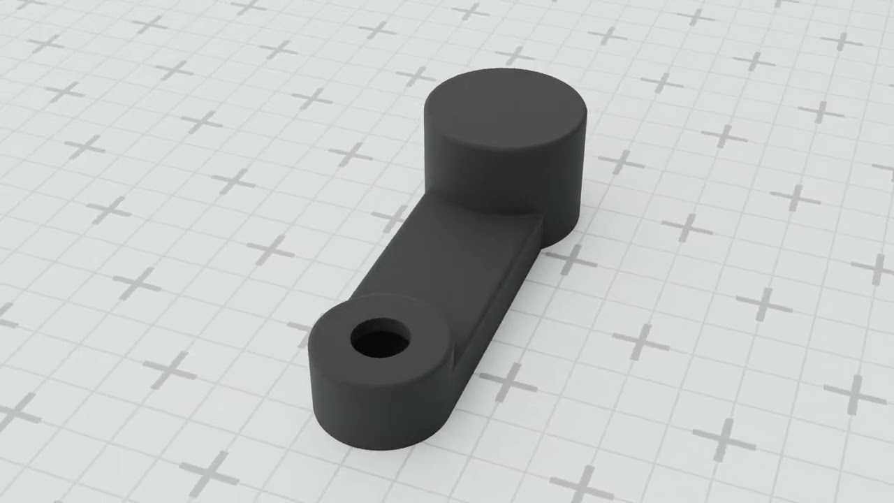Air Diverter Lever For Frod Fiesta From 2008 3D Print Model