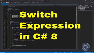 Switch Expression in C# 8
