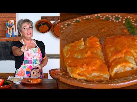 Tacos De Huevo En Salsa Sin Tortilla, Almuerzo Rápido y Sabroso