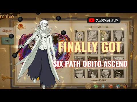 Ninja Duel Legend/Six Paths Legend Naruto game - Getting six patchs Obito and testing