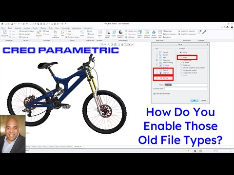 Creo Parametric - How Do You Enable Old File Types? Hidden / Obsolete Modes