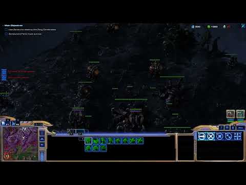 StarCraft Mass Recall 8.0.1 Protoss Campaign Mission 9 - Shadow Hunters