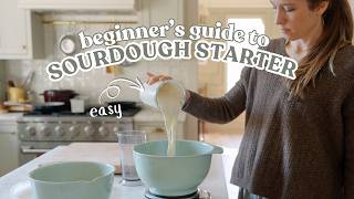 Simple Sourdough Guide for Busy People [it's easier than you think!] Sourdough Starter Maintenance