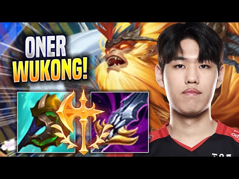 ONER PERFECT GAME WITH WUKONG! - T1 Oner Plays Wukong JUNGLE vs Poppy! | Season 2022