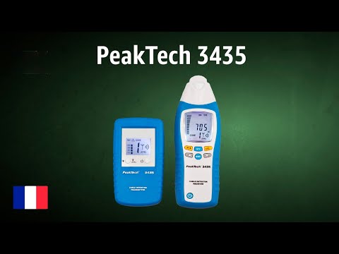 PeakTech 3435 Cable Detector | REVIEW | French