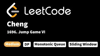 YouTube video 'LeetCode 1696. Jump Game VI'