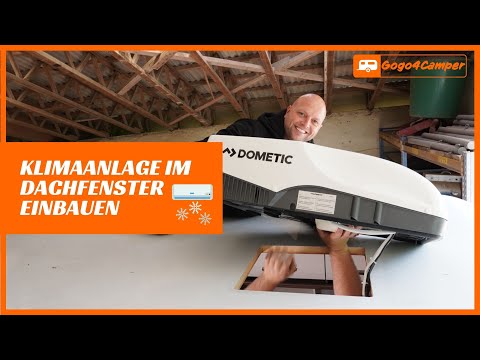Retrofitting a Dometic Freshjet 2200 roof air conditioner in a caravan/motorhome [Installation in...