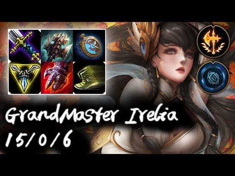 GrandMaster Irelia Top vs Yorick | High Elo Replays