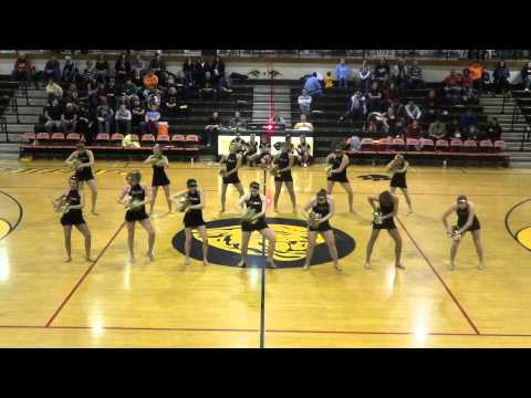Putnam County HS Illinois - Pantera Performance vs. DePue - 02/17/2012