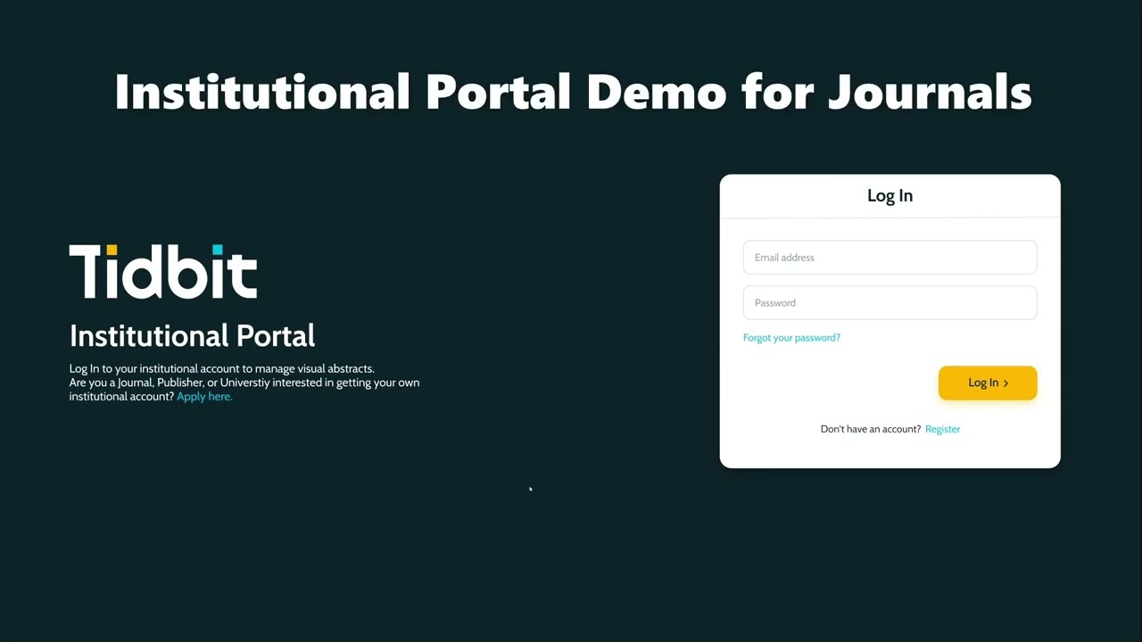 How to Manage Graphical Abstract Submissions Easily with Tidbit Portal