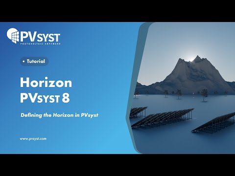 Mô phỏng bóng đổ xa Horizon (Far Shading) phần mềm PVsyst