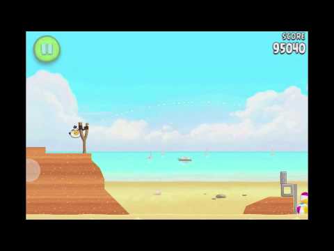 Angry Birds Rio Level 20 (6-5) Beach Volley 3 Star Walkthrough