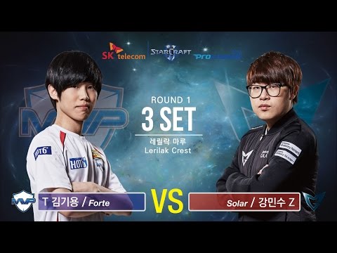 [SPL2016] Forte(MVP) vs Solar(Samsung) Set3 Lerilak Crest -EsportsTV, Starcraft 2
