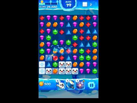 Jewel Pop Mania:Match 3 Puzzle Level 19 ( Jewel Ice Episode ) - Walkthrough ( No Booster )