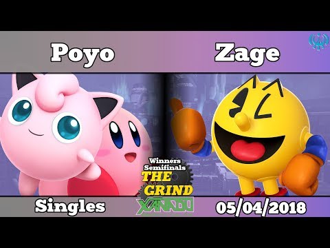The Grind 25 cE|Poyo (Kirby, Jigglypuff) vs AoH|Zage (Pac-Man) Winners Semifinals