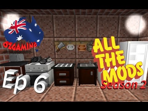 ATM Server Play - S2 Ep6 - Cooking for Blockheads + Stronghold