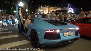 Valet in Monaco has ultimate Lamborghini parking skills!