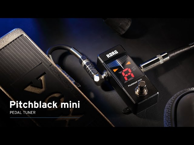 Video teaser per KORG Pitchblack mini - fits on your pedal board!