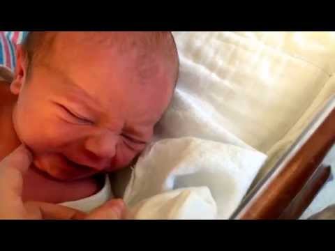 Daniel's newborn noises - 1 day old