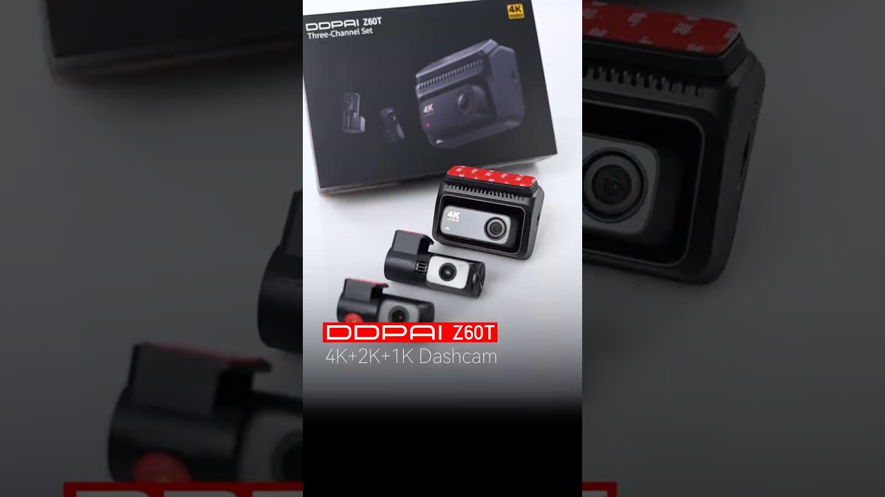3 Cameras. 0 Blind Spots. Meet the DDPAI Z60T. 🔥