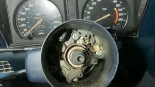 Corvette C3 Changing Lock Ignition Cylinder 1978 Silver Anniversary