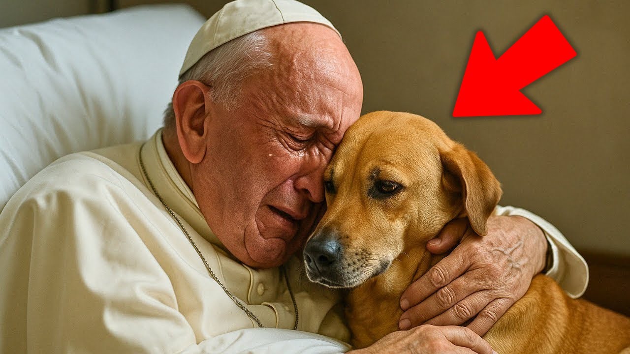 Le pape François a demandé à dire adieu à son chien juste avant de mourir… tous ont pleuré