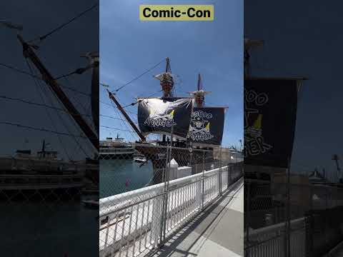 #SDCC Voodoo Rangers Pirate Boat Day 2 in the Water Comic-Con 2022