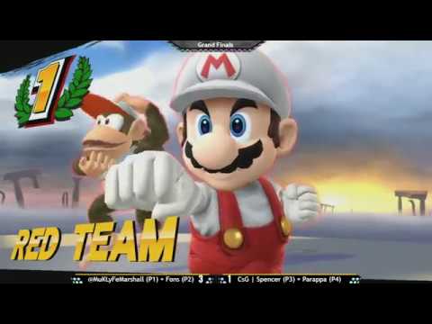 Construct 100 -  @MuKLyFeMarshall + Fons vs CsG | Spencer + Parappa -  Smash 4 Doubles Grand Finals