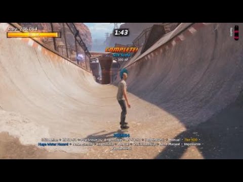 Tony Hawk's™ Pro Skater™ 1 + 2 downhill jam sick score in single trick