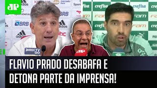 ‘Isso é bandidagem’: Flavio Prado defende Abel Ferreira e detona parte da imprensa