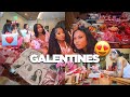 GALENTINES PARTY Grwm Getting Gifts Setting Up Party With Us