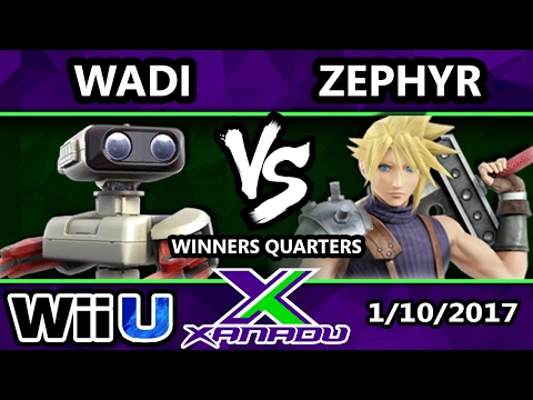 S@X 184 - Wadi (ROB) Vs. Zephyr (Cloud) - SSB4 Winners Quarters - Smash for Wii U - Smash 4