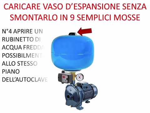 COME CARICARE UN VASO D'ESPANSIONE PASSO PASSO