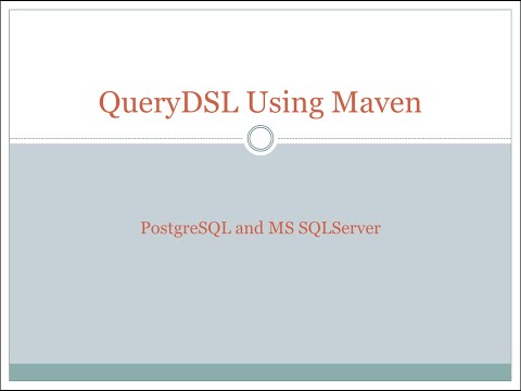 Querydsl using maven