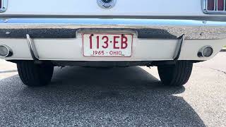 1965 Ford Mustang Coupe Exhaust Idle
