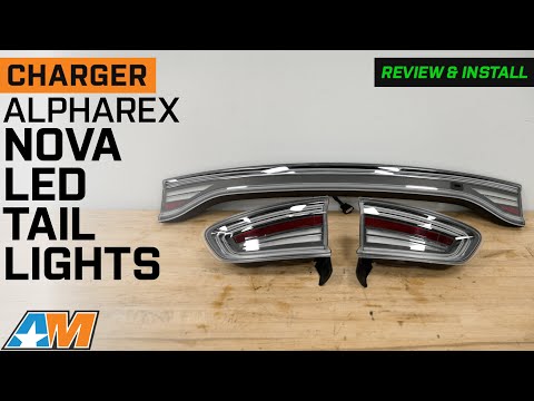 2015-2023 Charger AlphaRex NOVA-Series Prismatic LED Tail Lights Review & Install