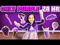 Used Only *PURPLE* Things for 24 Hours 💜 ! Gone Extreme 😈😜