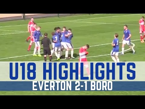 U18 HIGHLIGHTS: EVERTON 2-1 MIDDLESBROUGH