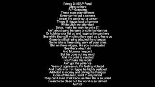 (Full Lyrics) Young Ni**a Living A$AP MOB Featuring A$AP Twelvyy, A$AP Ant & A$AP Ferg