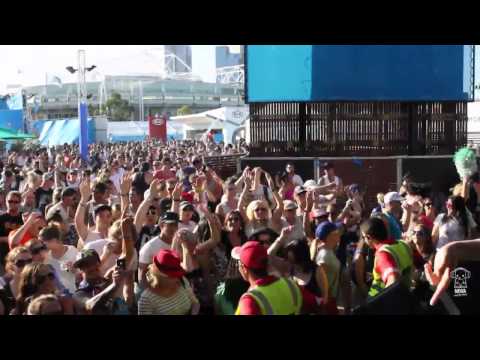 The Potbelleez "From The Music" Live at the Australian Open 2012