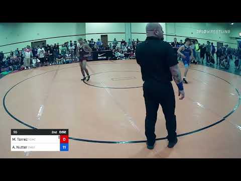 55 Lbs Round Of 16 - Marcos Torrez, Takedown Express Wrestling Club Vs Amryn Nutter, Combat W.C. S