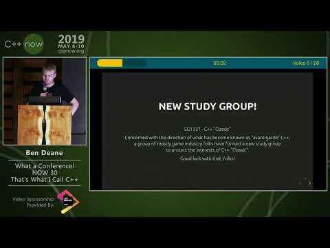 C++Now 2019: Ben Deane “What a Conference! NOW 30 That's What I Call C++”