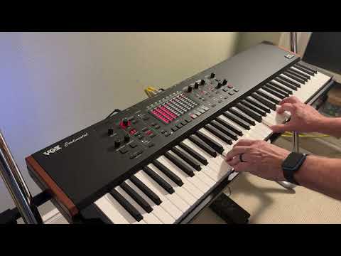 Vox Continental 73-Key Performance Organ with Stand and V861 Expression Pedal - Black - MINT imagen 16