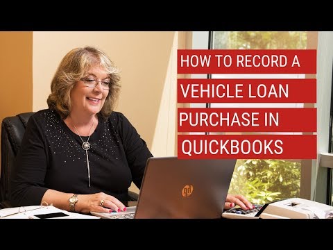 Part of a video titled How to Record a Vehicle Loan Purchase in Quickbooks - YouTube