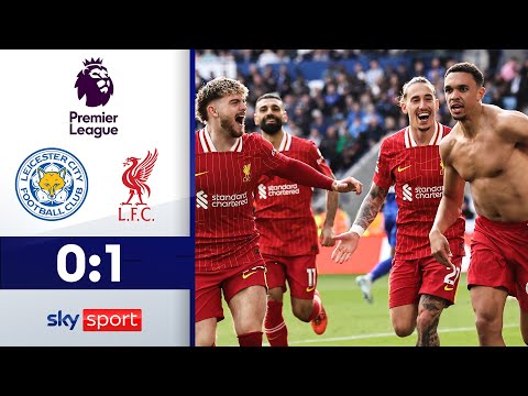 Reds schießen Leicester in Liga 2 | Leicester City - FC Liverpool | Highlights - PL 2024/25