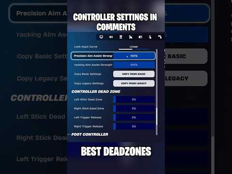 BEST Controller Settings = HACKER 😂 #fortnite #shorts