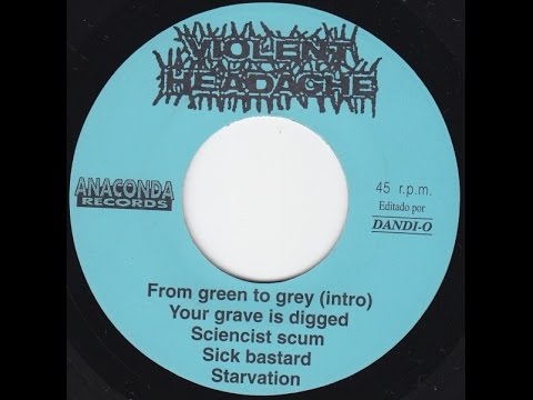 Violent Headache - Starvation Split 7" EP w/ Agathocles [1993]