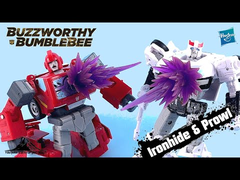 Transformers Buzzworthy Bumblebee Studio Series '86 IRONHIDE and PROWl Video Review