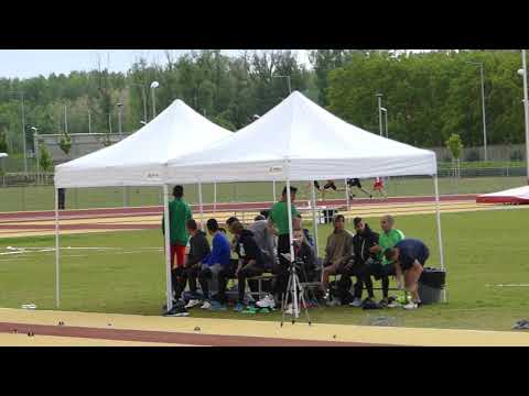 Boda Boldizsár győzelme a 400 m-es férfi sikfutásban