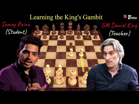Samay Raina Learns the King's Gambit from GM Daniel King